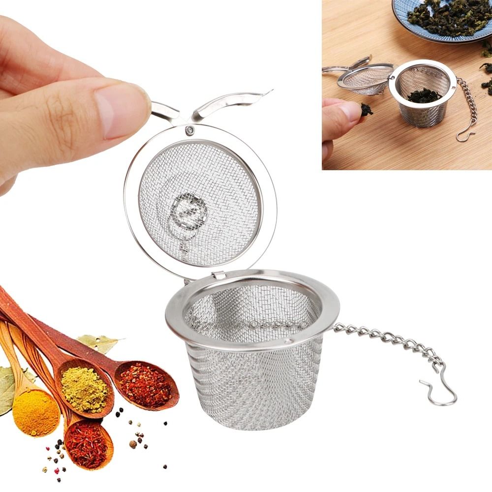 Stainless Steel Tea Infuser Ball Reusable Spice And Herbal Strainer 45cm 4