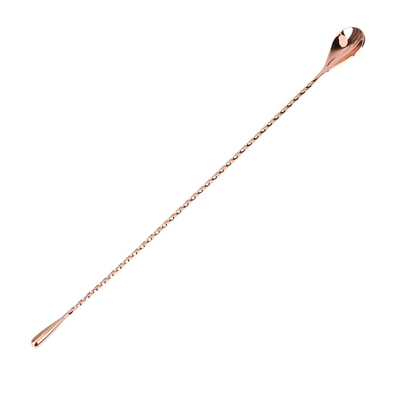 Stainless Steel Cocktail Mixing Spoon Spiral Bartender Bar Tool 30cm 40cm 7