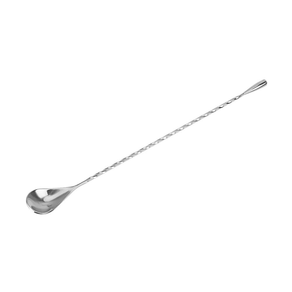 Stainless Steel Cocktail Mixing Spoon Spiral Bartender Bar Tool 30cm 40cm 1
