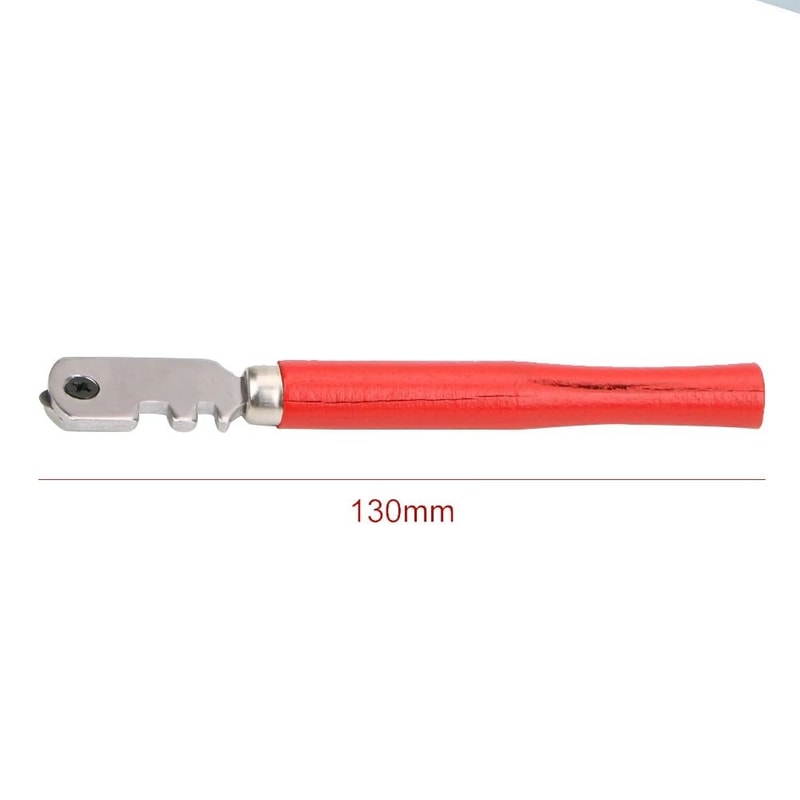 Diamond Glass Tile Cutter Portable Hand Tool With Wooden Handle 130mm 1