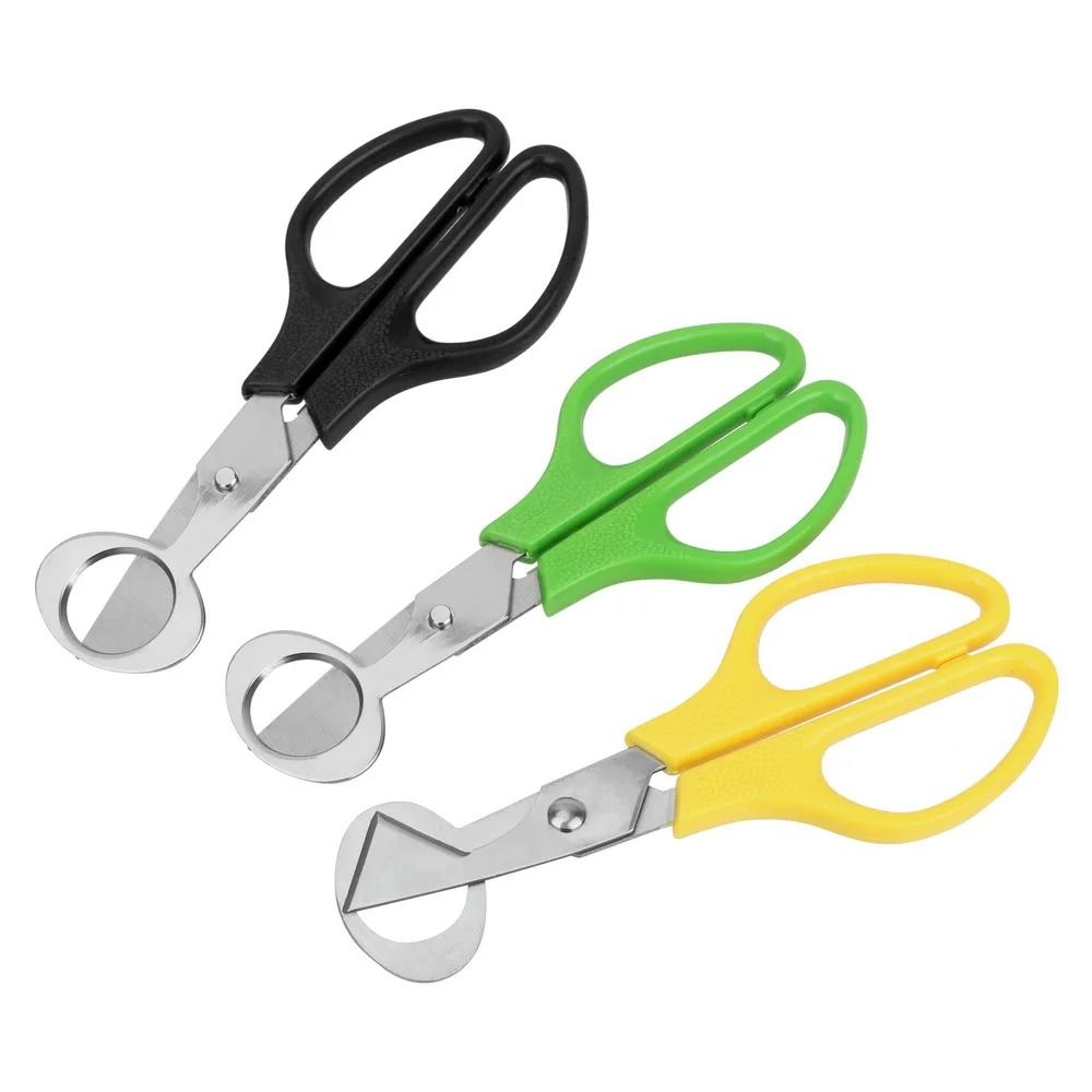 Stainless Steel Quail Egg Scissors Durable Egg Shell Cutter Tool 0