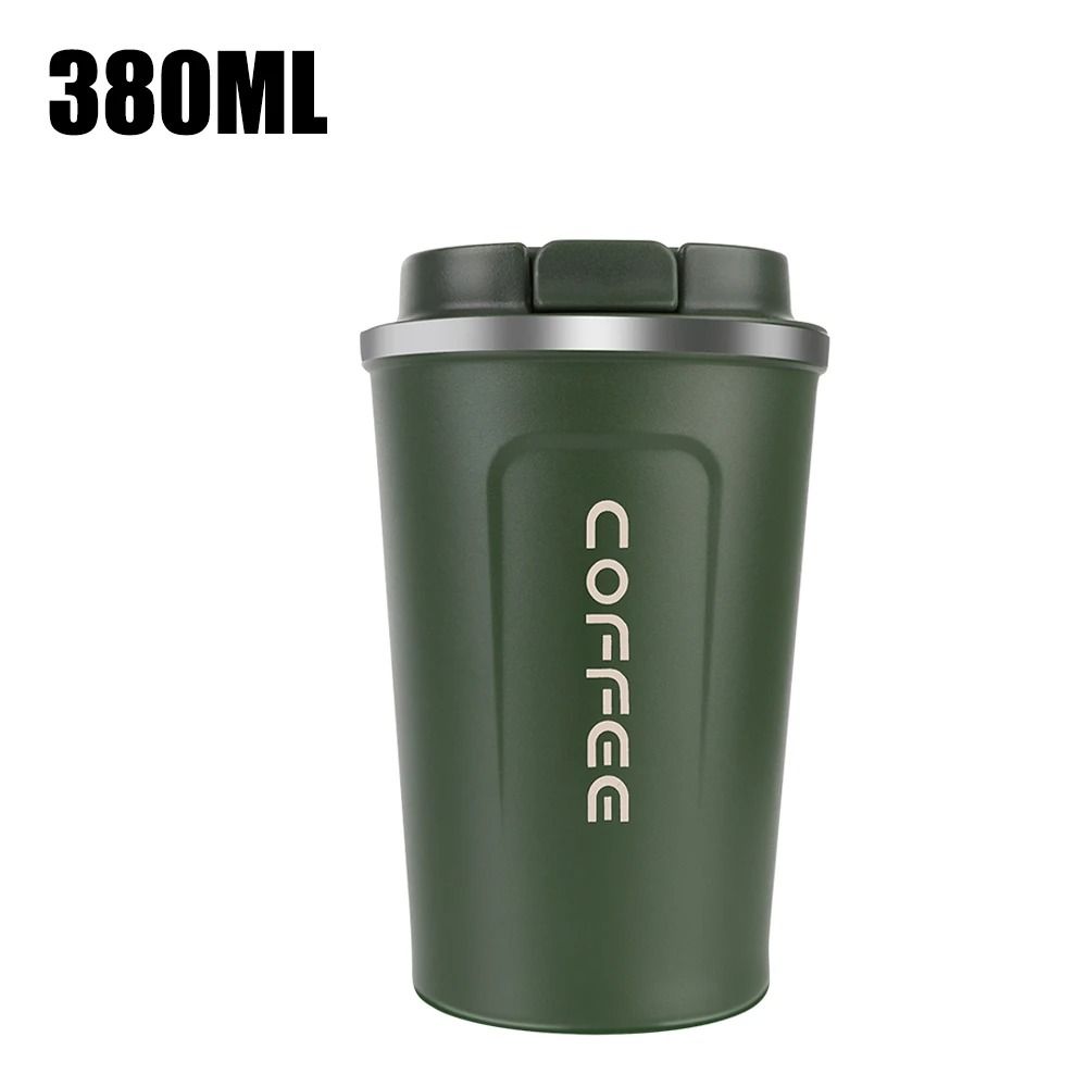 Stainless Steel Travel Thermos Mug Leak Proof Double Wall Coffee Cup 380 ML 510 ML 2