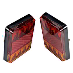 12 v led rear tail light set for trailer truck boat waterproof warning lamps