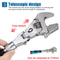 10 Inch Adjustable Torque Ratchet Wrench 5 In 1 Folding Spanner For Home And Repair Work 2