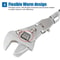10 Inch Adjustable Torque Ratchet Wrench 5 In 1 Folding Spanner For Home And Repair Work 3