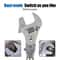 10 Inch Adjustable Torque Ratchet Wrench 5 In 1 Folding Spanner For Home And Repair Work 1