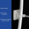 Self Adhesive Cable Tie Mount Base Set 100 PCS Wire Holder Clips For Wall And Desk 2