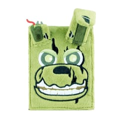 bi fold faux fur wallet personalized card holder with id slots and 3d texture