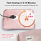 Rechargeable Electric Hand Warmer Soft Hot Water Bag For Fast Winter Heating 6
