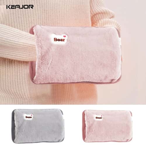 Rechargeable Electric Hand Warmer Soft Hot Water Bag for Fast Winter Heating
