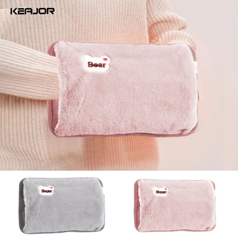 Rechargeable Electric Hand Warmer Soft Hot Water Bag For Fast Winter Heating 8
