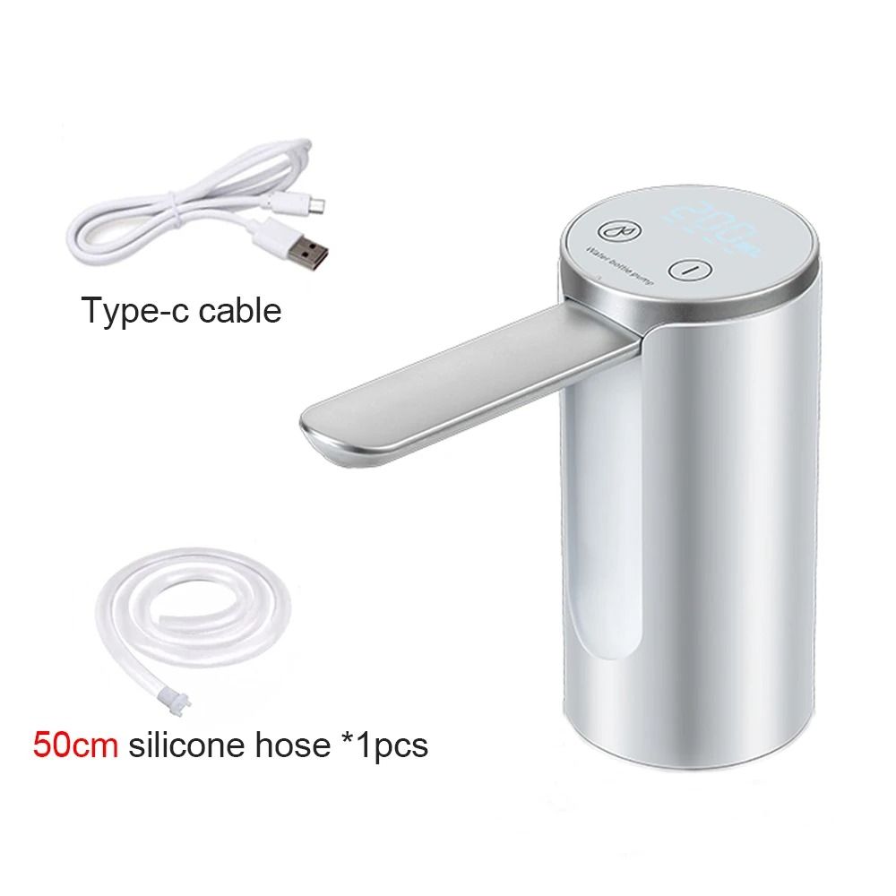Rechargeable Electric Water Bottle Pump Foldable Automatic Dispenser For 19 Liter Bottles 2
