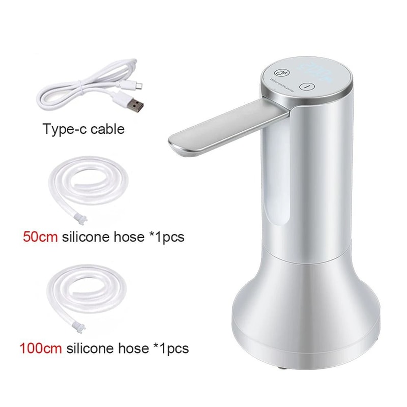 Rechargeable Electric Water Bottle Pump Foldable Automatic Dispenser For 19 Liter Bottles 4