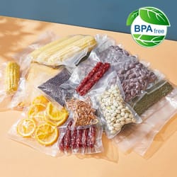 vacuum sealer food storage bags 100 pack airtight vacuum packaging bags for freshness