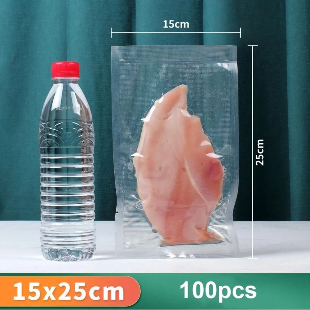 Vacuum Sealer Food Storage Bags 100 Pack Airtight Vacuum Packaging Bags For Freshness 3