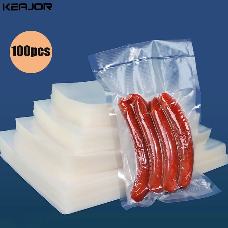 Vacuum Sealer Bags 100 Pack Food Storage Vacuum Packaging Bags Compatible With Z 21 Machines 11