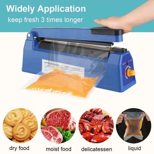 Handheld Plastic Bag Sealer Electric Heat Sealing Machine for Food Packaging