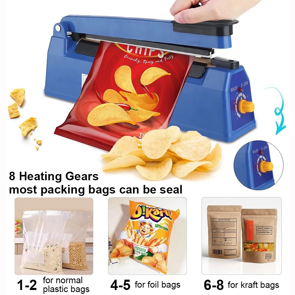Handheld Plastic Bag Sealer Electric Heat Sealing Machine For Food Packaging 5