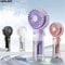 Portable Water Mist Fan USB Rechargeable Handheld Cooling Fan With Neck Strap 0