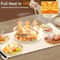 Foldable Electric Warming Tray Smart Food Warmer Mat With 3 Temperature Settings 8