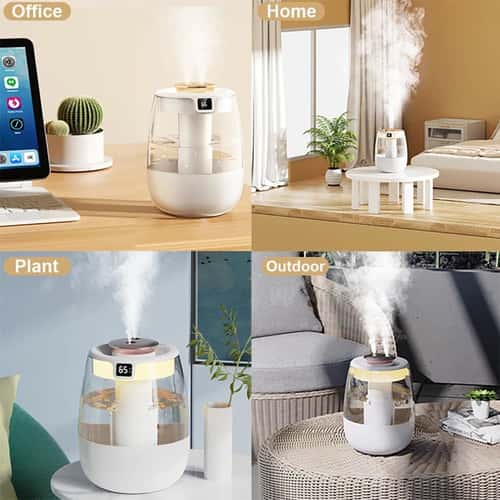 1300 ML Aroma Humidifier Double Spray Essential Oil Diffuser USB Air Humidifier with Light