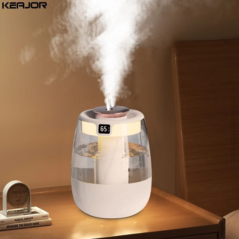 1300 ML Aroma Humidifier Double Spray Essential Oil Diffuser USB Air Humidifier With Light 6