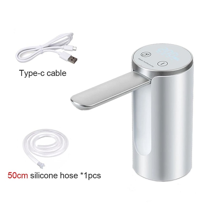 Rechargeable Electric Water Gallon Pump Automatic Dispenser For 19 Liter Bottles 1