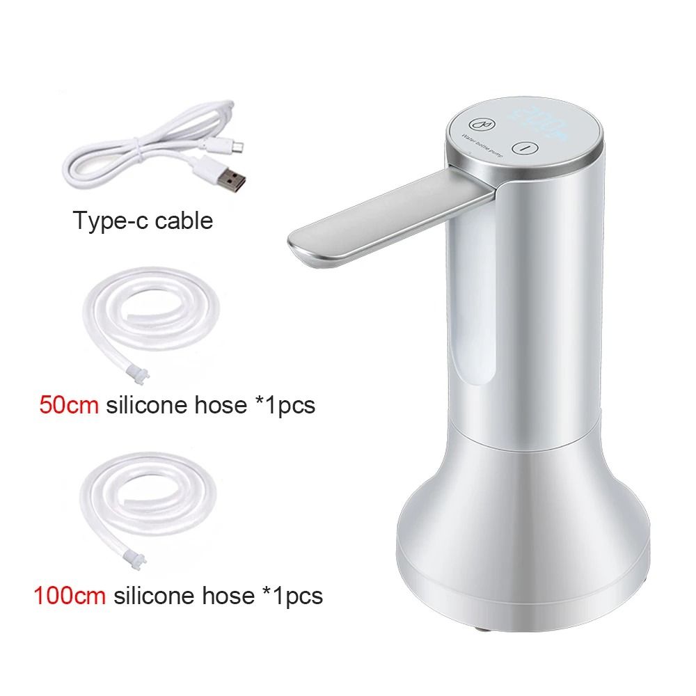 Rechargeable Electric Water Gallon Pump Automatic Dispenser For 19 Liter Bottles 3