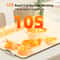 Foldable Electric Warming Tray Silicone Food Warmer Plate Fast Heating Portable Mat 2
