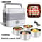 24 L Electric Lunch Box Portable Food Warmer And Steamer For Office And Dorm 0
