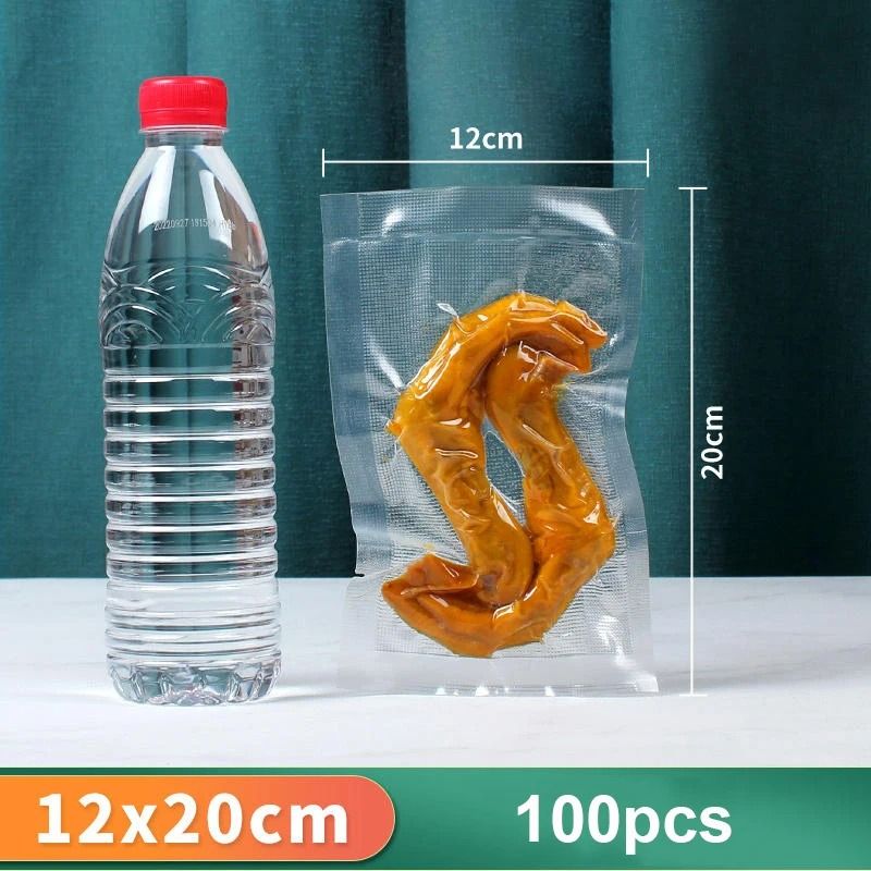 Vacuum Sealer Food Storage Bags 100 Pack Airtight Vacuum Packaging Bags 1