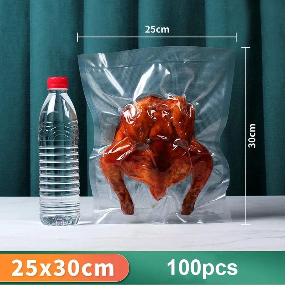 Vacuum Sealer Food Storage Bags 100 Pack Airtight Vacuum Packaging Bags 5