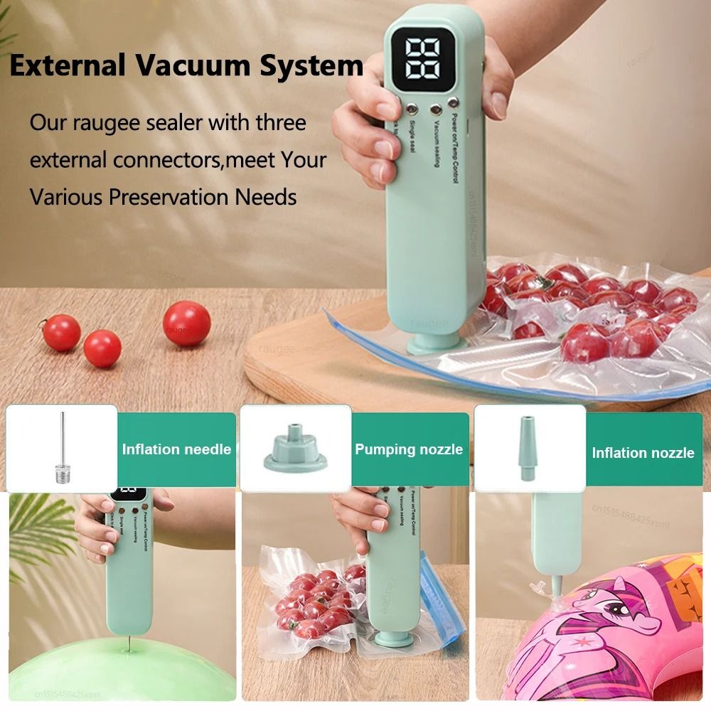 USB Rechargeable Mini Vacuum Sealer Portable Wireless Food Sealing Machine 1