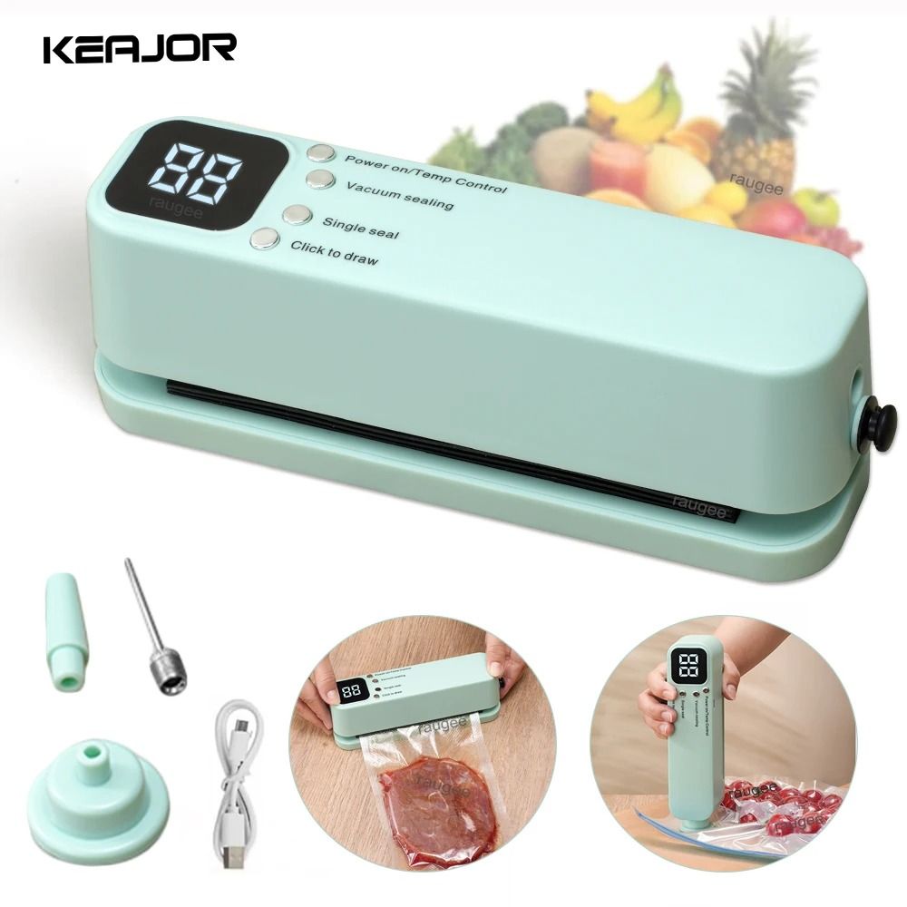 USB Rechargeable Mini Vacuum Sealer Portable Wireless Food Sealing Machine 6