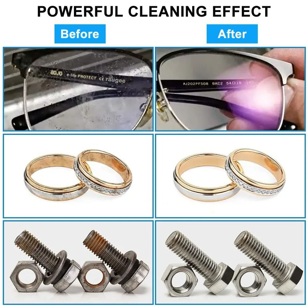 08 L Ultrasonic Cleaner 40kHz Jewelry And Glasses Cleaning Machine 5