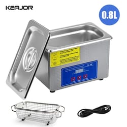 0.8 l ultrasonic cleaner 40khz jewelry and glasses cleaning machine