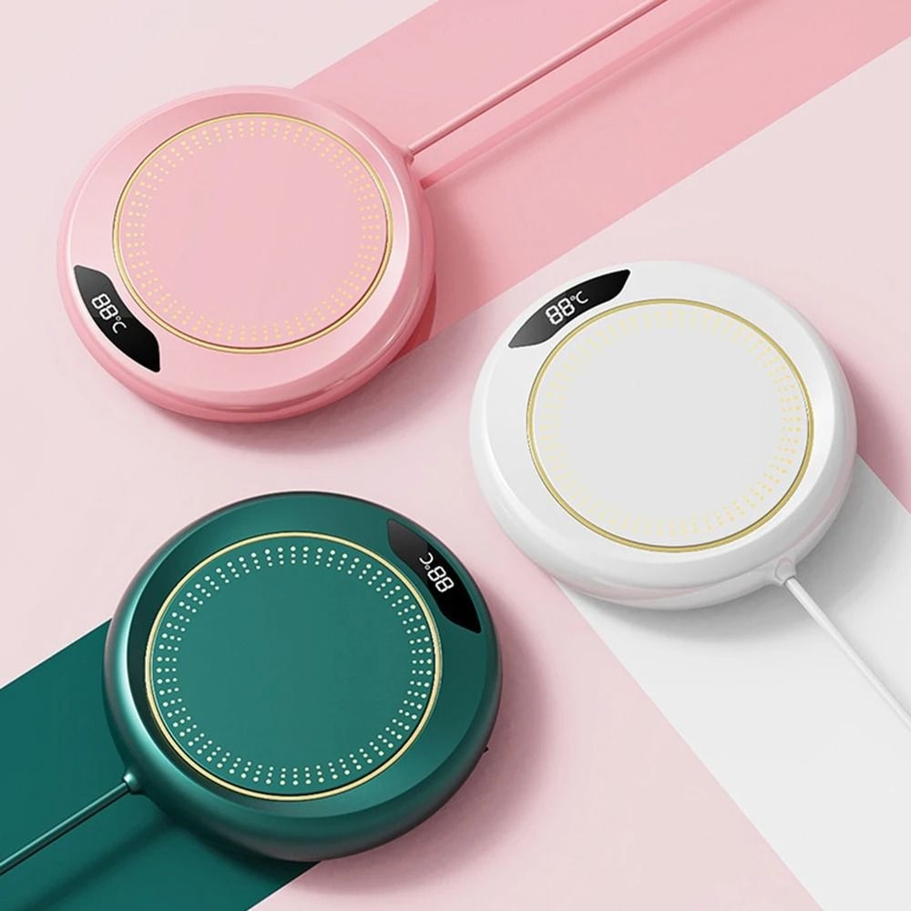 Electric Coffee Mug Warmer With 3 Temperature Settings Portable Cup Heating Plate 5