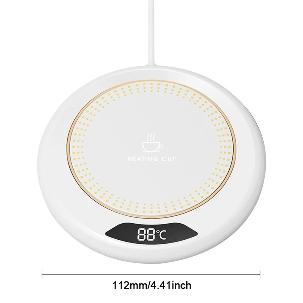 Electric Coffee Mug Warmer With 3 Temperature Settings Portable Cup Heating Plate 6