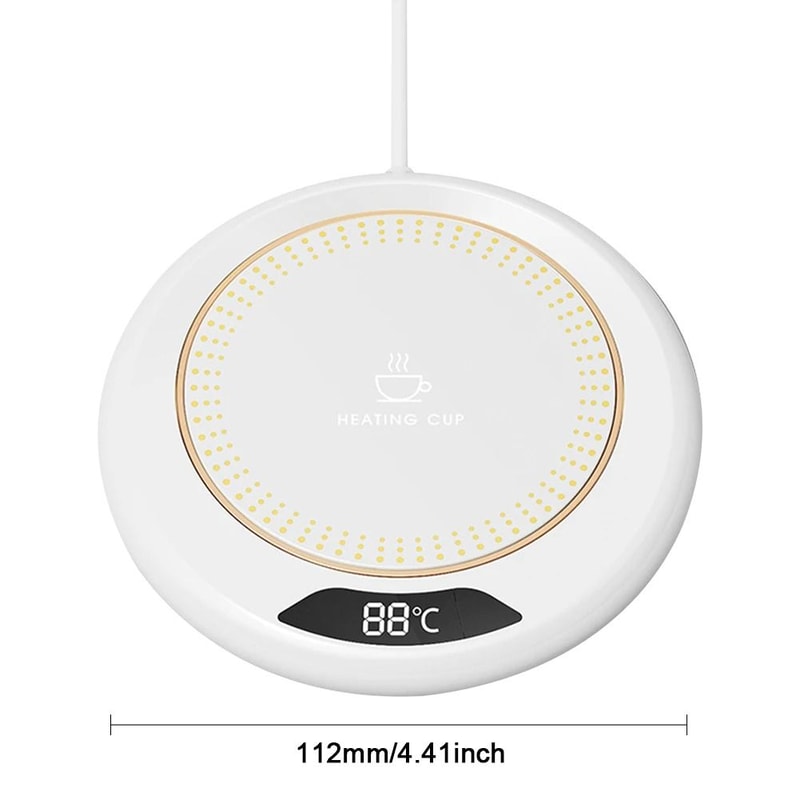 Electric Coffee Mug Warmer With 3 Temperature Settings Portable Cup Heating Plate 6