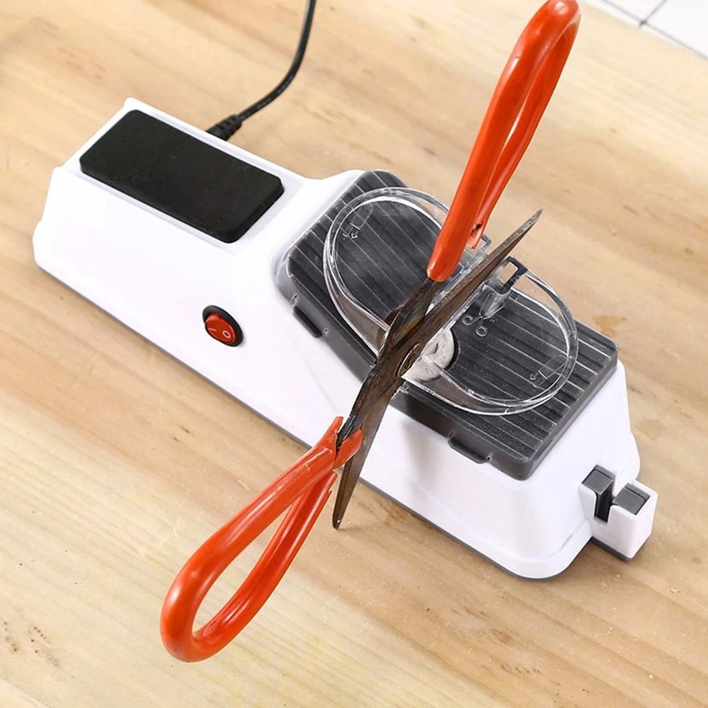 Rechargeable Electric Knife Sharpener Automatic Blade Grinding Tool For Home Kitchen 7