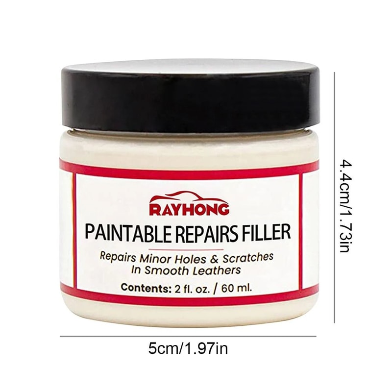 Leather Repair Filling Paste Leather Restoration Cream For Car Seats And Furniture 8