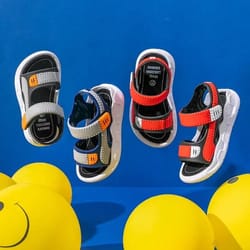 summer toddler sandals with soft sole anti slip design for boys and girls