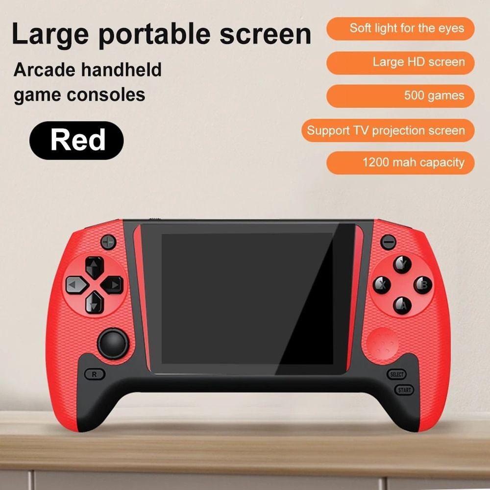 Retro Handheld Game Console With 35 Inch LCD Screen And 500 Built In Games 6
