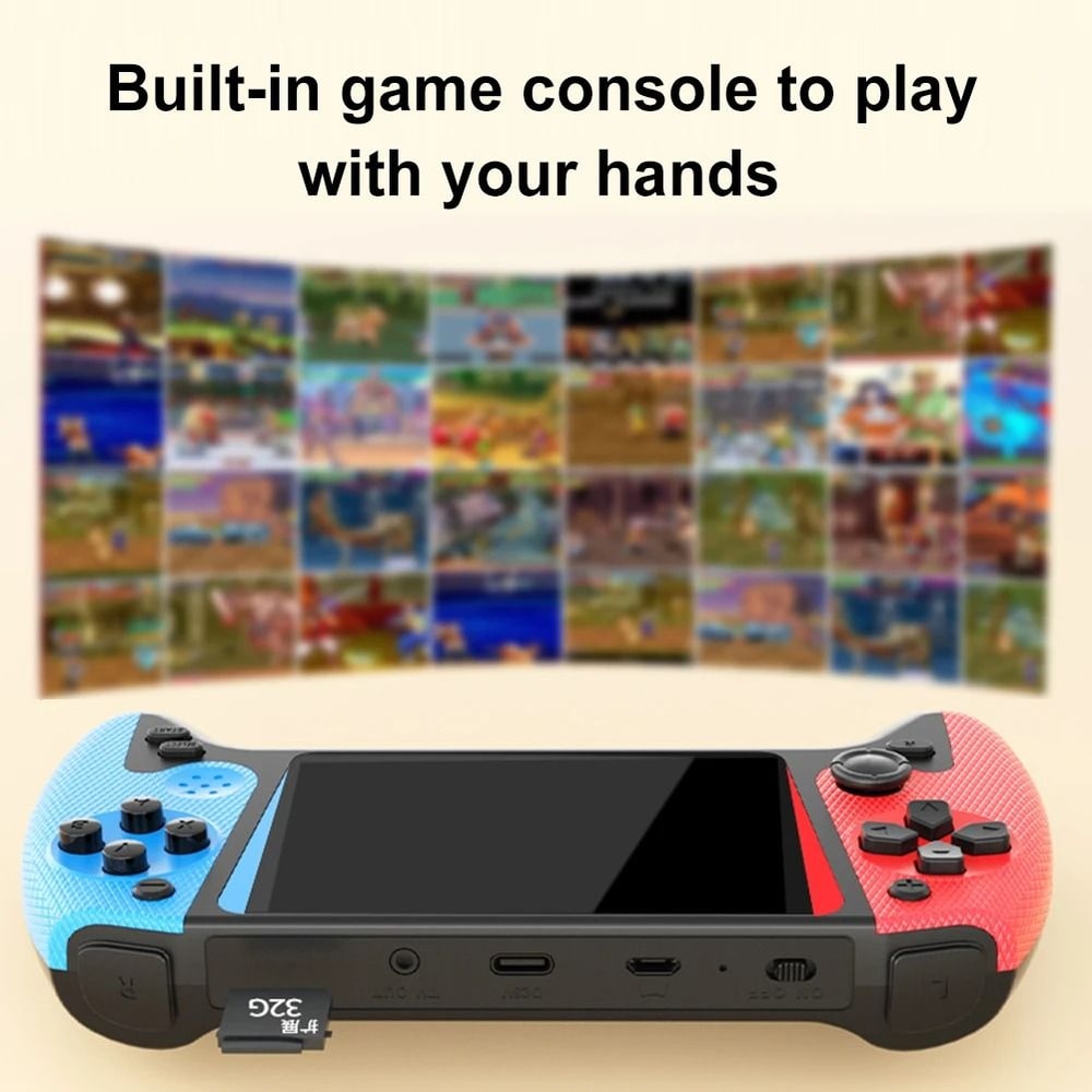 Retro Handheld Game Console With 35 Inch LCD Screen And 500 Built In Games 8