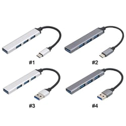usb 3.0 multiport hub with usb c connector fast usb splitter for laptops