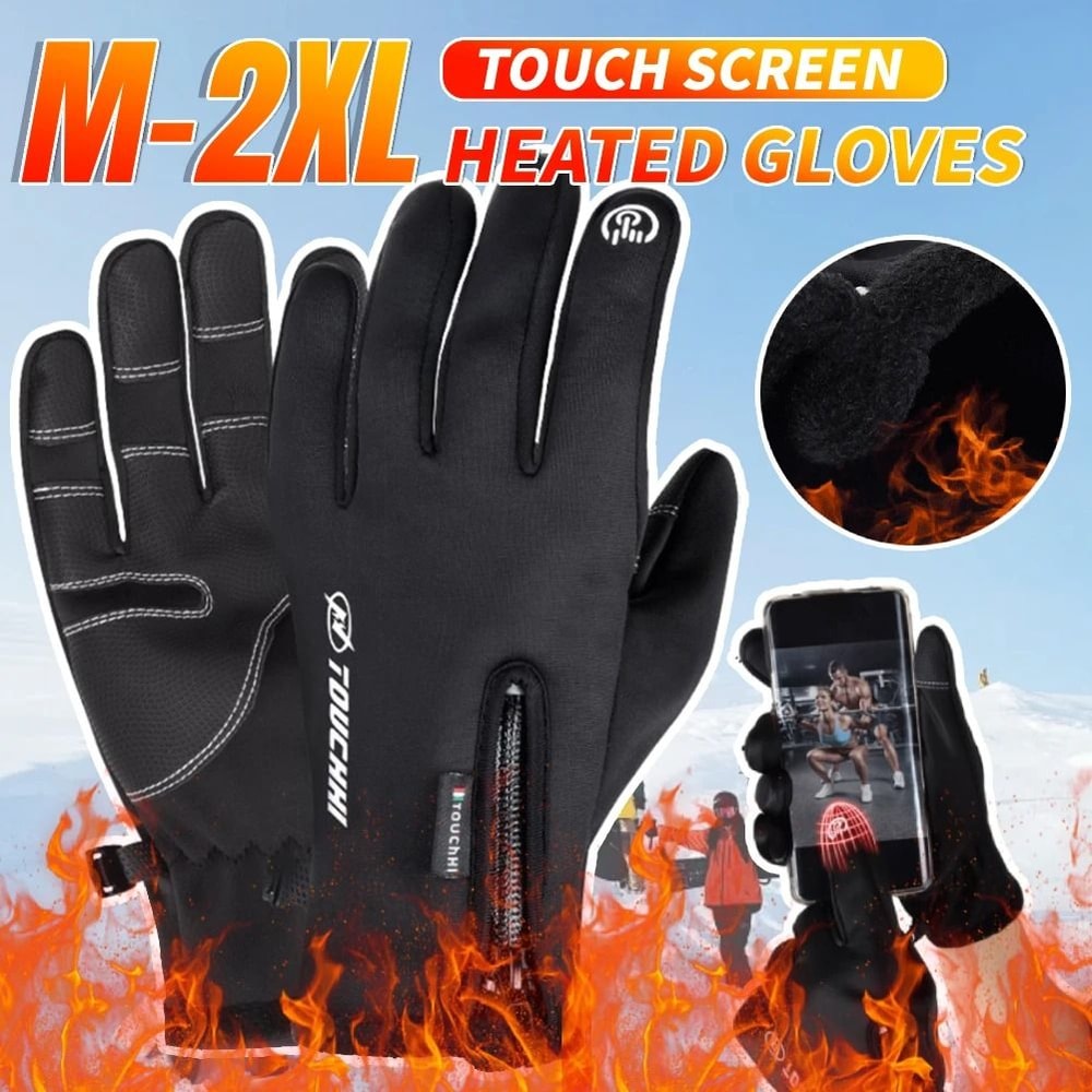 USB Heated Touchscreen Winter Gloves Electric Warm Gloves For Men And Women 5