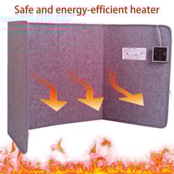 quiet under desk foot warmer with thermostat and timer electric heater