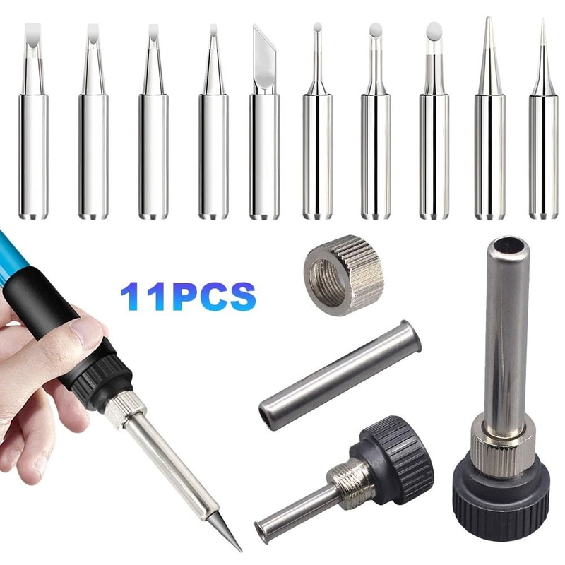 900M Replaceable Soldering Iron Tips Set With Welding Sleeve 1