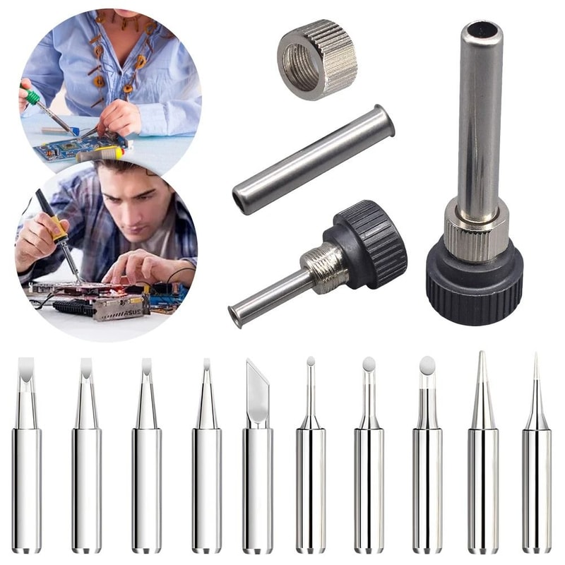 900M Replaceable Soldering Iron Tips Set With Welding Sleeve 2