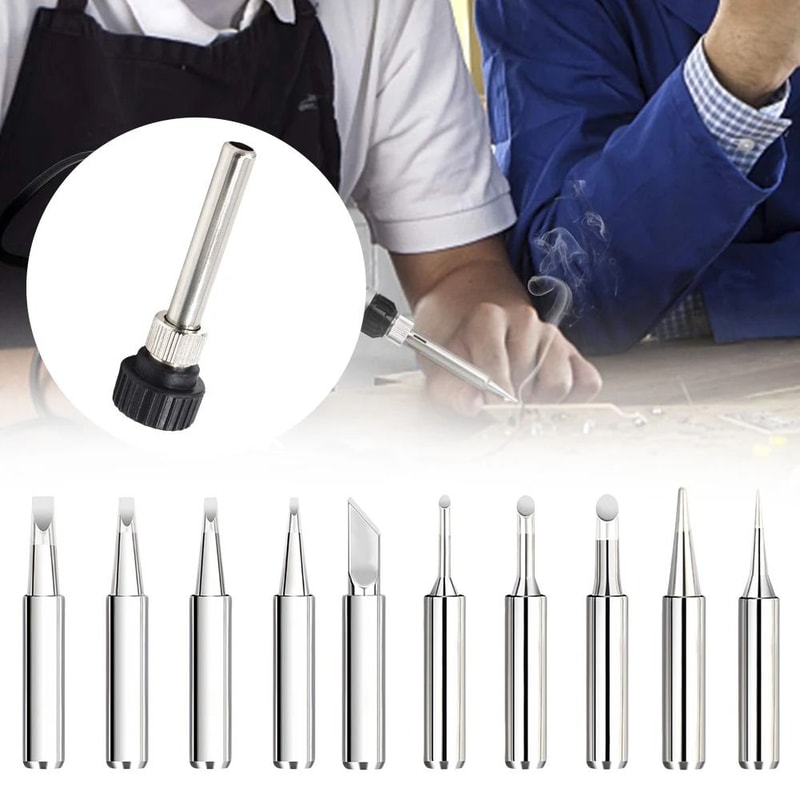 900M Replaceable Soldering Iron Tips Set With Welding Sleeve 5
